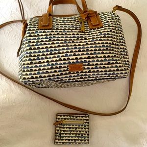 Fossil Handbag with purse